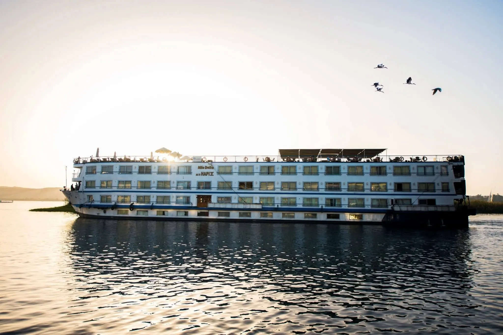 Exterior view of the Hapi V Nile Cruise Nile cruise ship